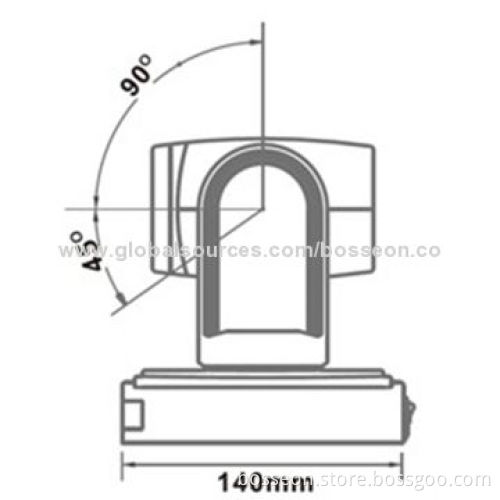 USB Interface 18x Optical Zoom CCD Sensor Web Conference Cameras